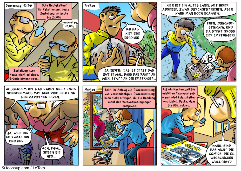 Comic: Dr Tom: Geliefert! 4