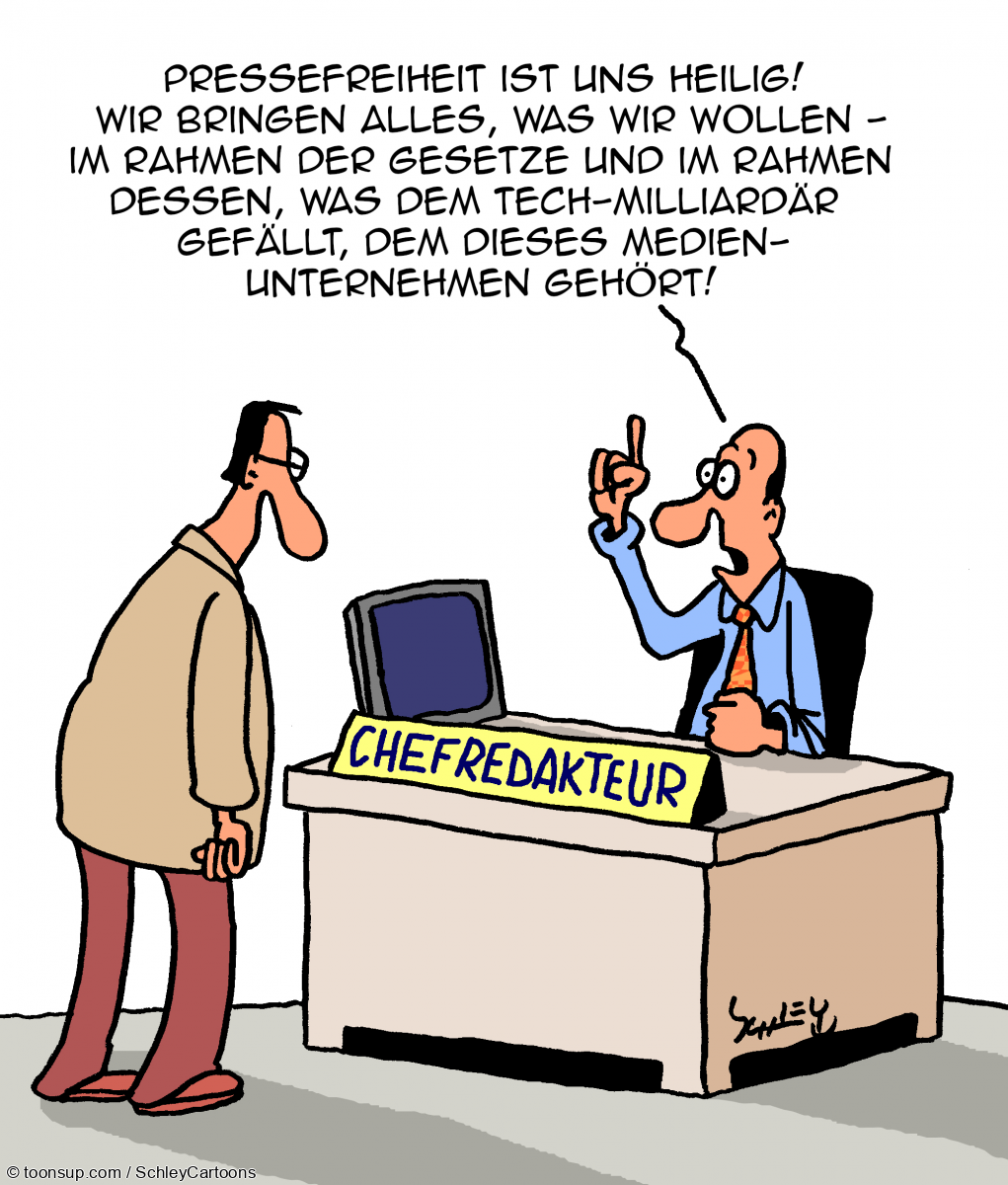 Cartoon: Pressefreiheit 1