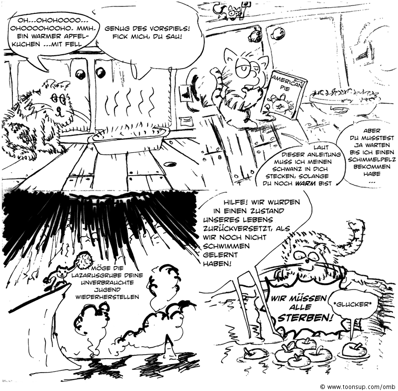 Comic: Garfield in der Lazarusgrube 1