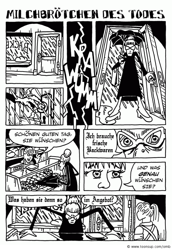 Comic: Milchbrötchen des Todes 1