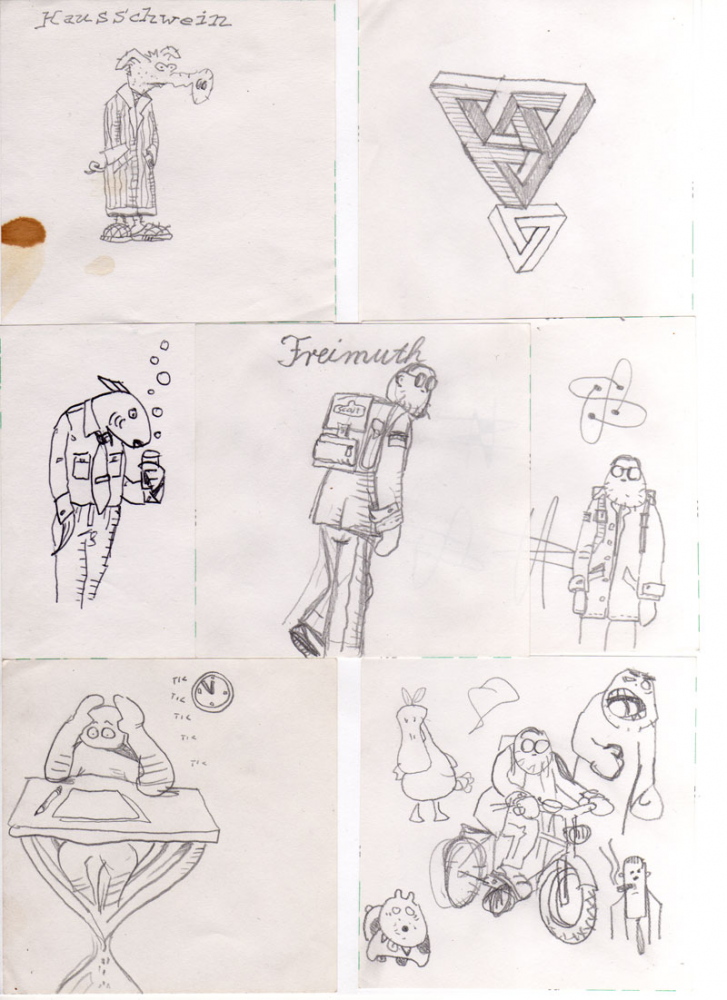 Concept Art / Character Design: altes Gekritzel 2