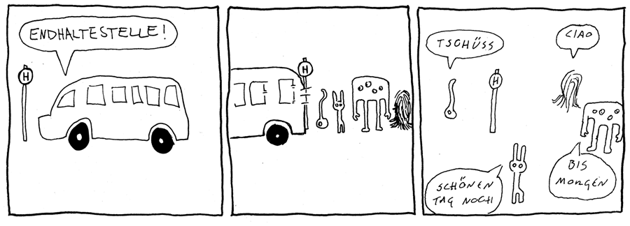 Comic: Endhaltestelle 1