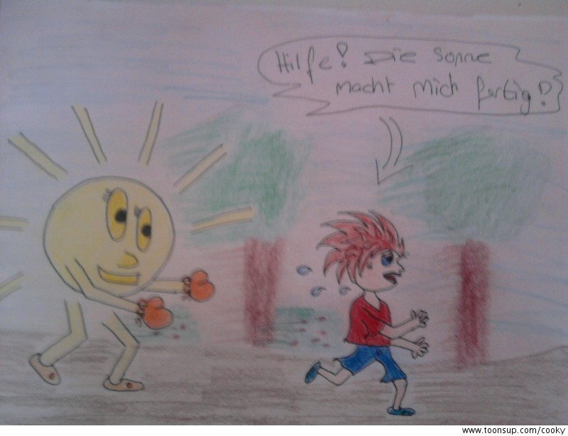 Cartoon: Die Sonne greift an 1