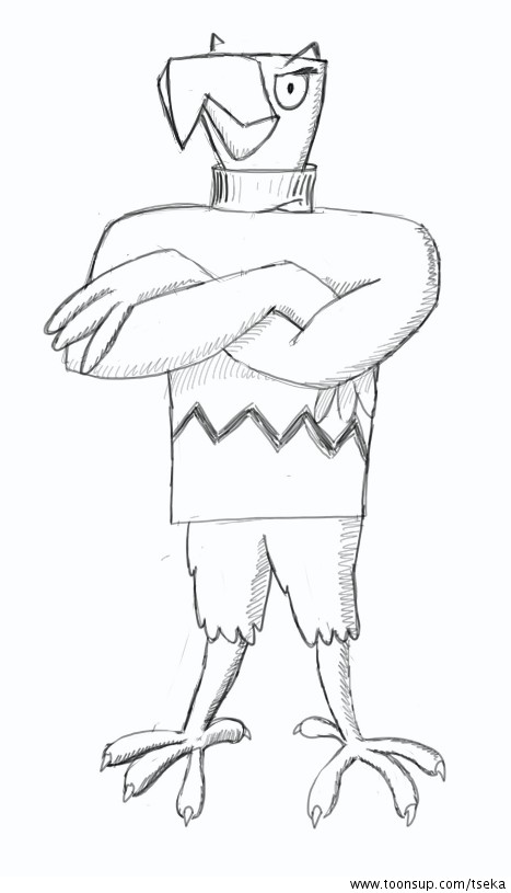 Illustration: Weißer Adler 2