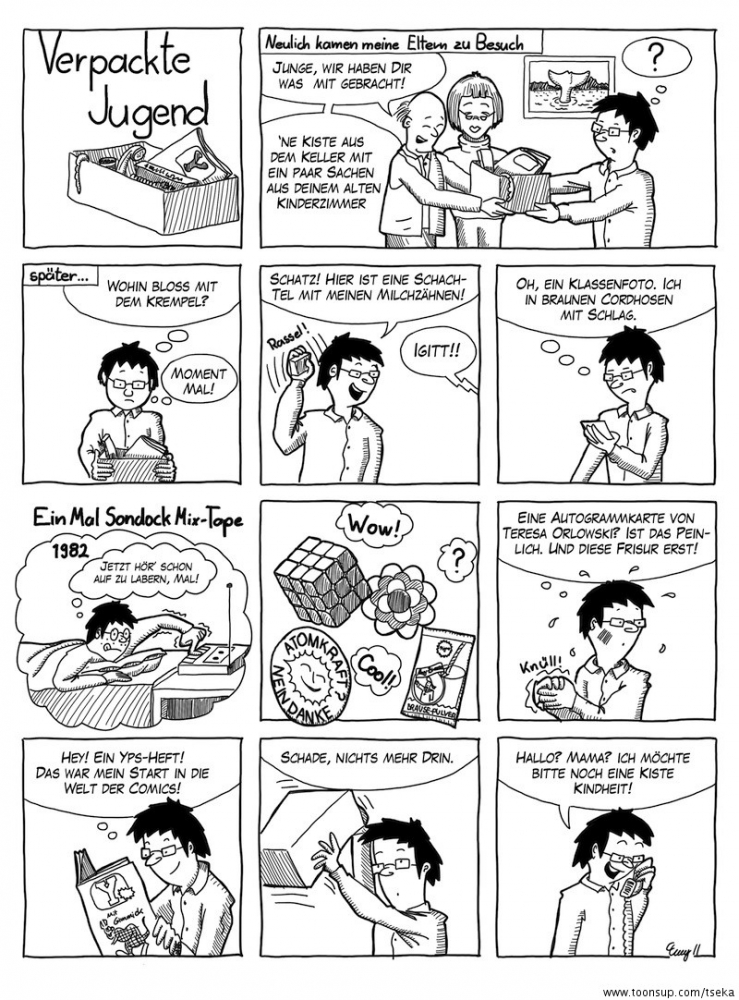Comic: Eine Kiste Kindheit 1
