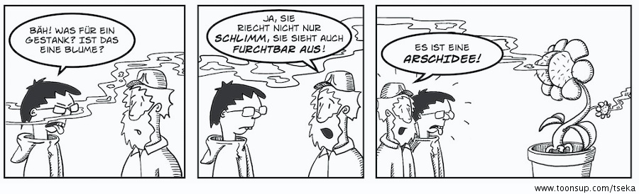 Comic: Seltene Pflanze 1