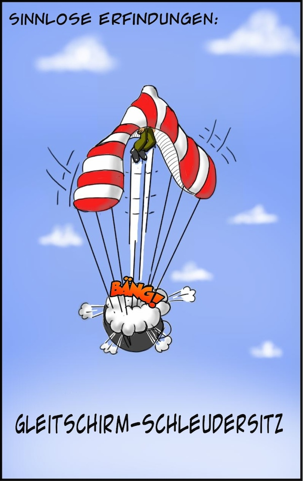 Cartoon: Sinnlose Erfindung 1