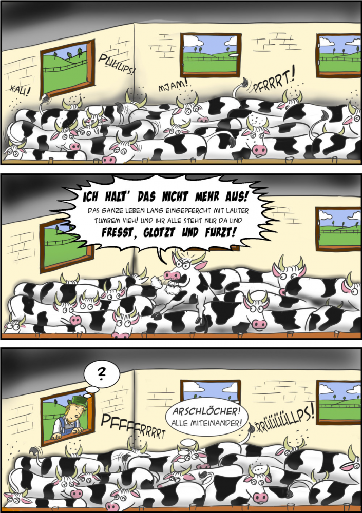 Comic: Im Kuhstall 1