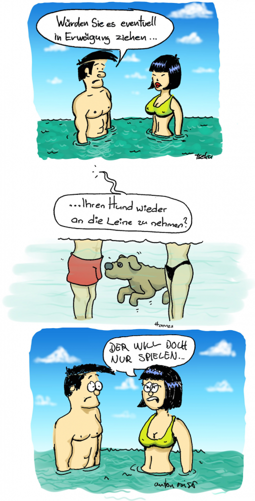 Comic: Im Wasser 1