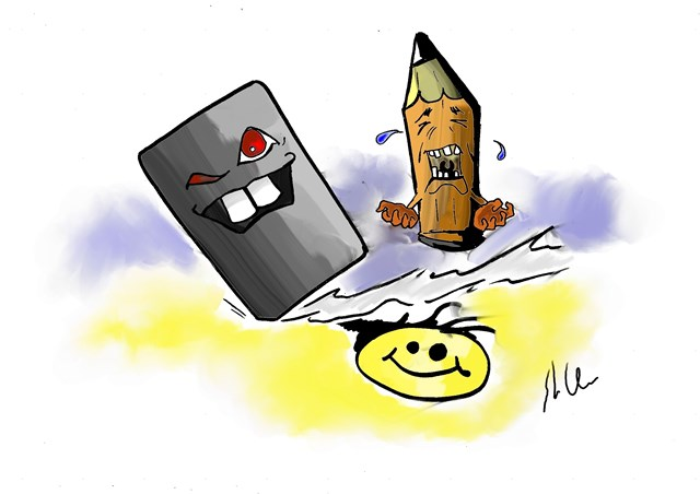 Cartoon: dem einen freud des anderen leid 1