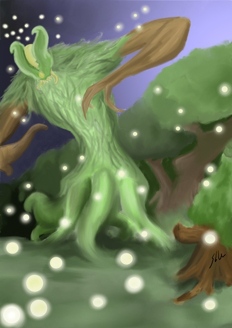 Illustration: Waldgeist 1