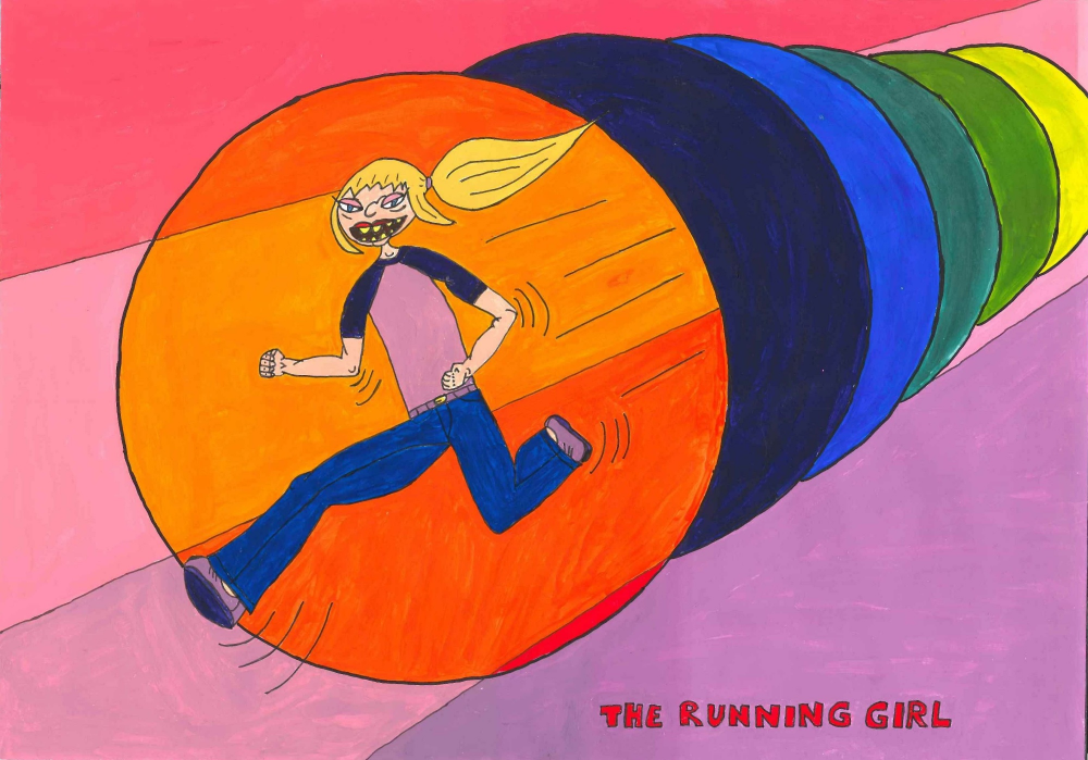 Illustration: Running Girl 1