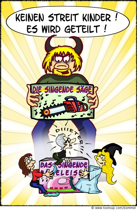 Cartoon: Teilen macht Spaß ! 1