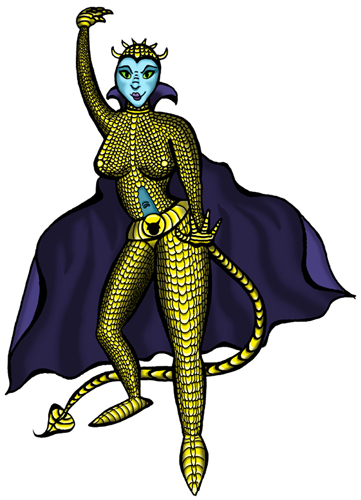 Illustration: Miss Goldscale 5