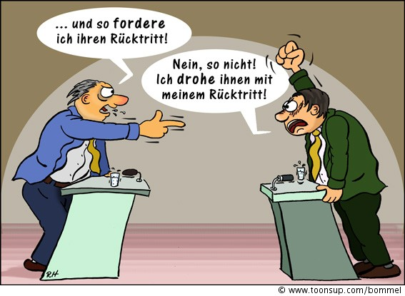 Cartoon: Polit-Theater 1