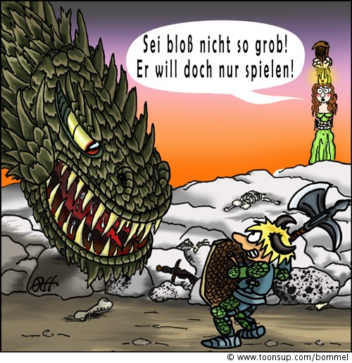 Cartoon: Spielverderberin 1
