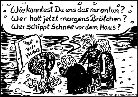 Cartoon: Nachruf 1
