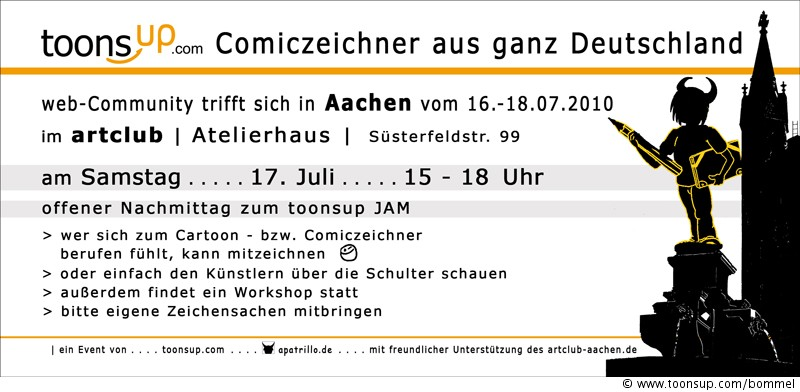 Illustration: Flyer-TU-Treffen Aachen 2010 1