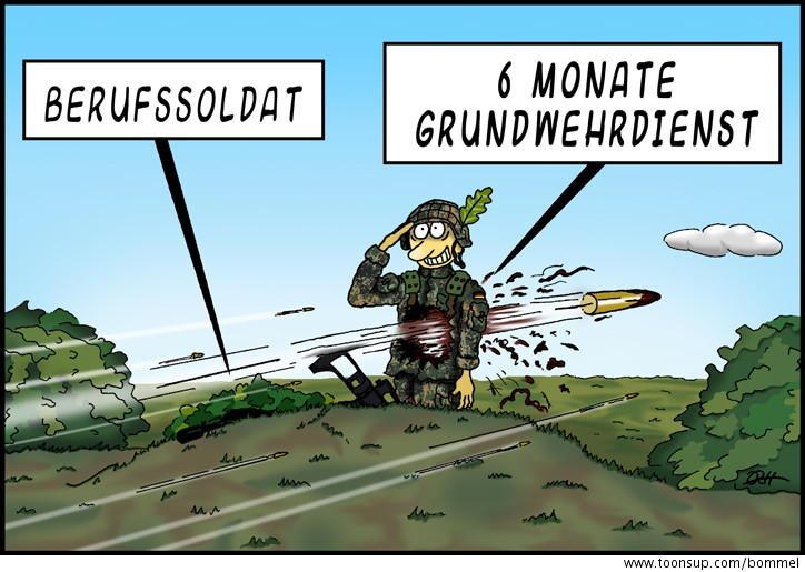 Cartoon: Ernstfall! 1