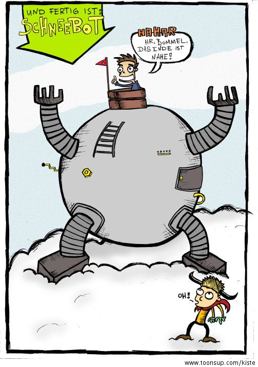 Cartoon: Bommel vs. Kiste 3
