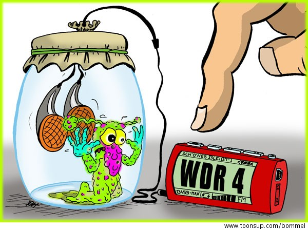 Cartoon: Der letzte Virus 1