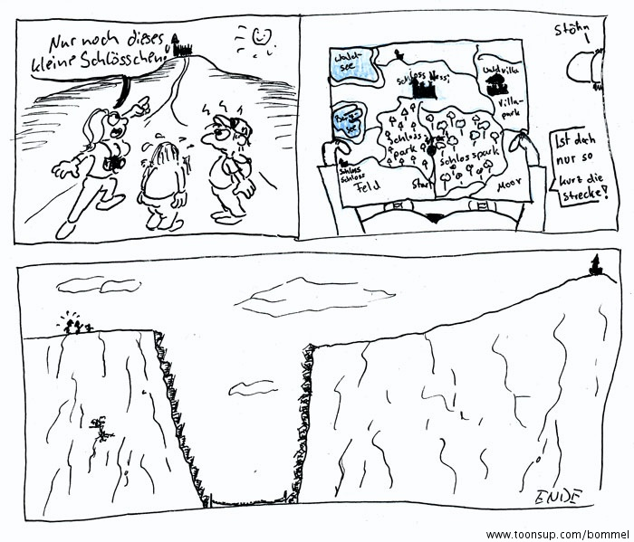 Comic: Nur ein kurzes Stück! 1
