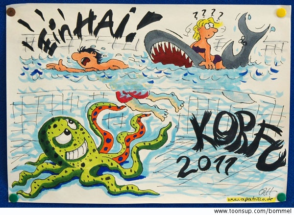 Cartoon: Poolkritzeleien-2 3