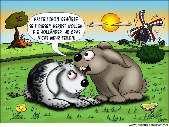 Cartoon: Grasgeflüster 1