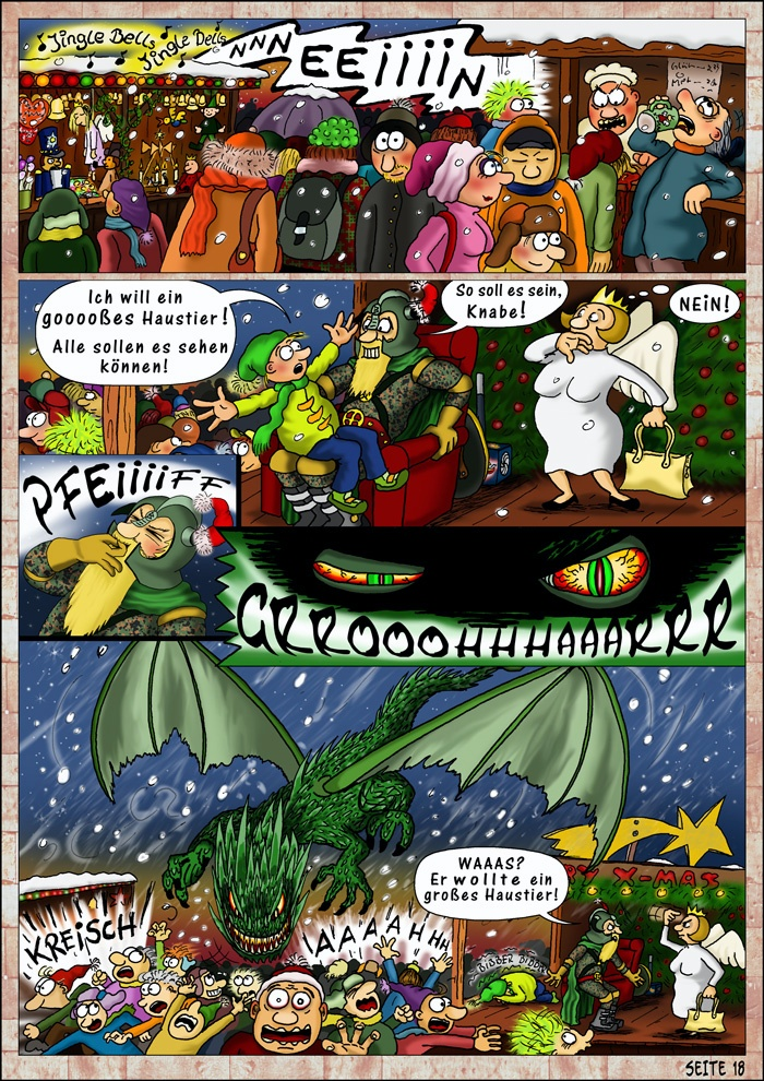 Comic: Ludmilla&Widar Weihnachtsmarkthölle 1