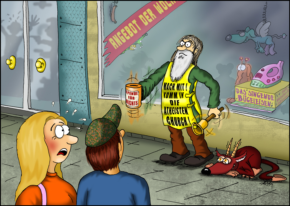 Cartoon: Glaube an Nichts ! 1