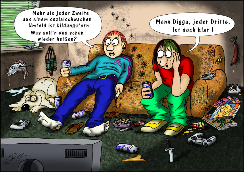 Cartoon: Mehr oder Weniger 1