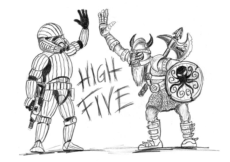 Illustration: High Five 1