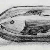 Illustration: Buddelfisch 1