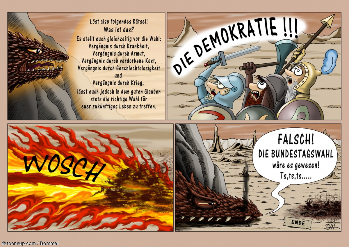 Comic: Die Qual der Wahl 2