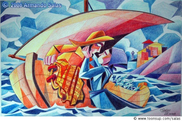 Illustration: O bico (The kiss) 1