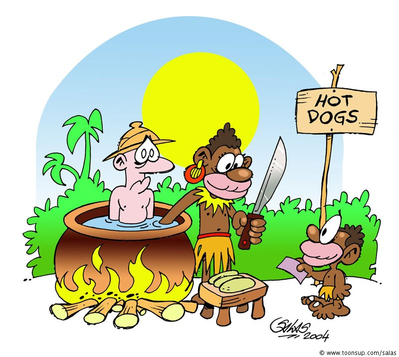 Cartoon: Hot dog 1