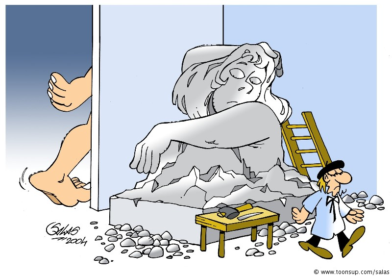 Cartoon: The model 1