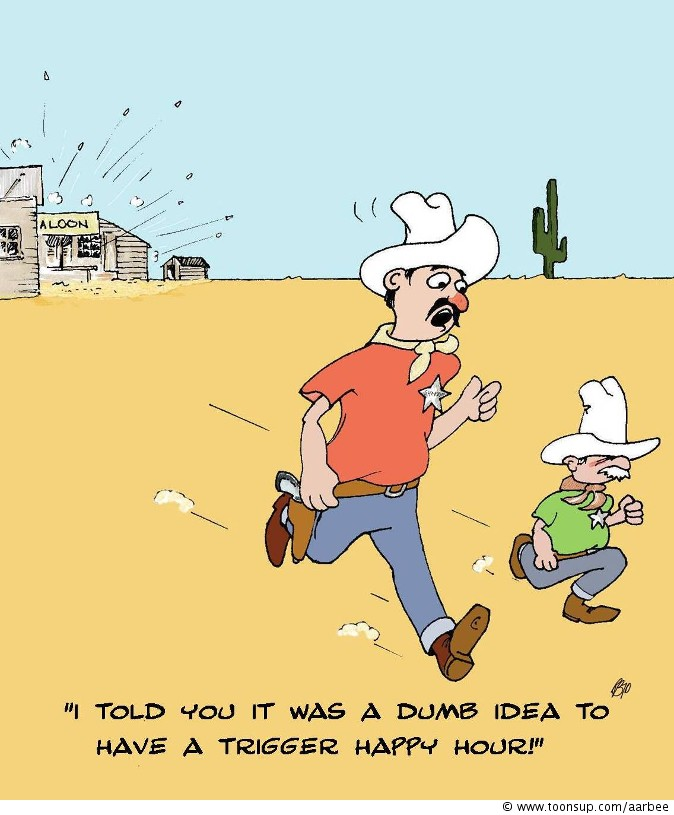 Cartoon: Cowboys 1