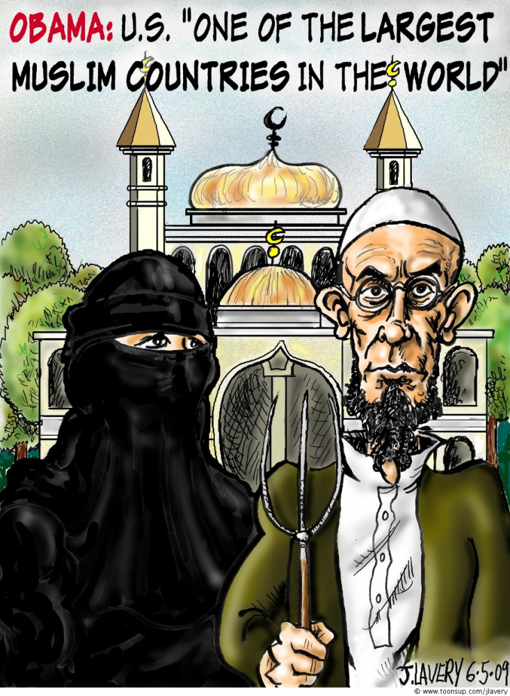 Cartoon: Allah Bless Amerikastan 1