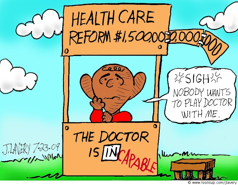 Illustration: Good Grief, It's Health Care Reform! 1