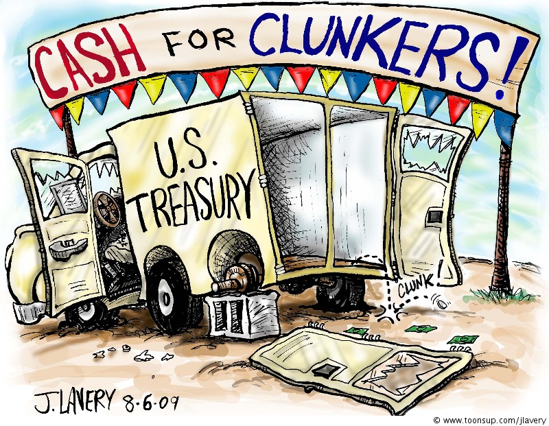 Cartoon: Cash For Clunkers 1