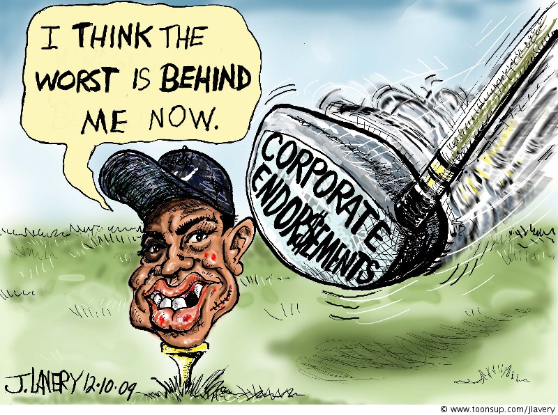 Cartoon: Is Tiger Out of The Woods? 1