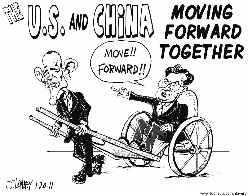 Cartoon: US and China Relationship 1