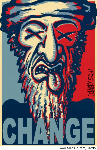 Cartoon: Osama Bin Killed 1