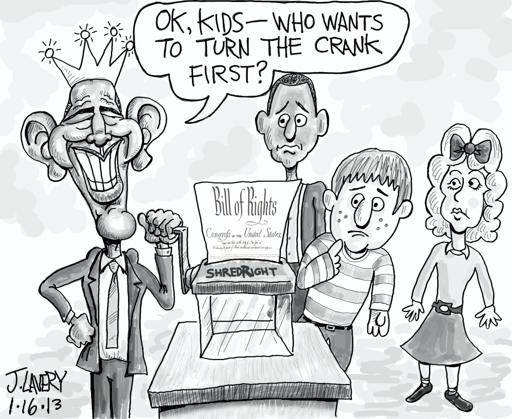 Cartoon: King B.O. 1