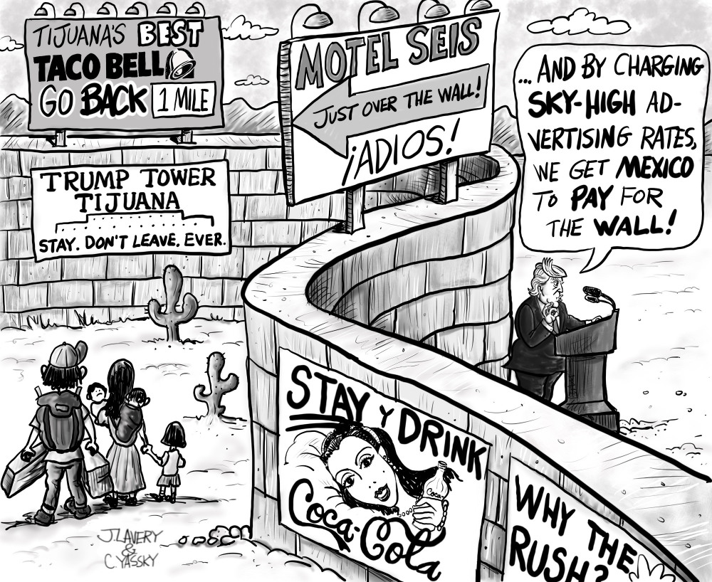 Cartoon: How To Pay For The Wall 1