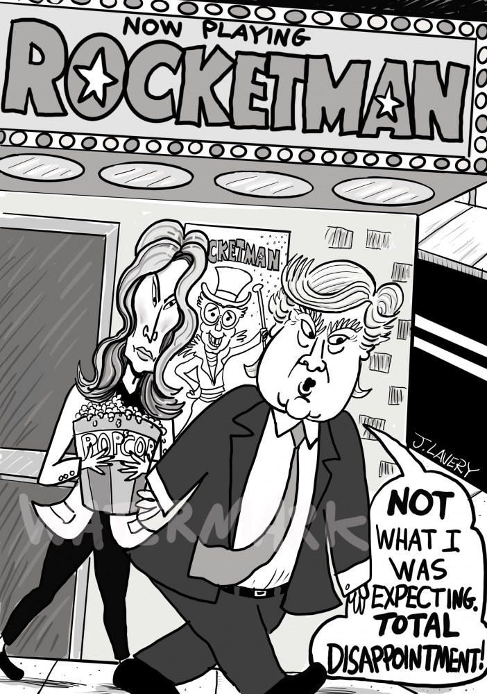 Caricature: Rocketman 1