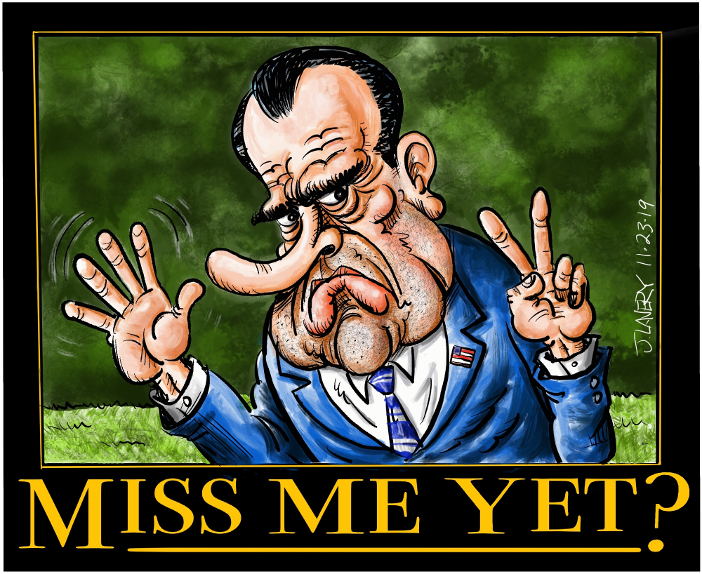 Caricature: Miss Me Yet? 1