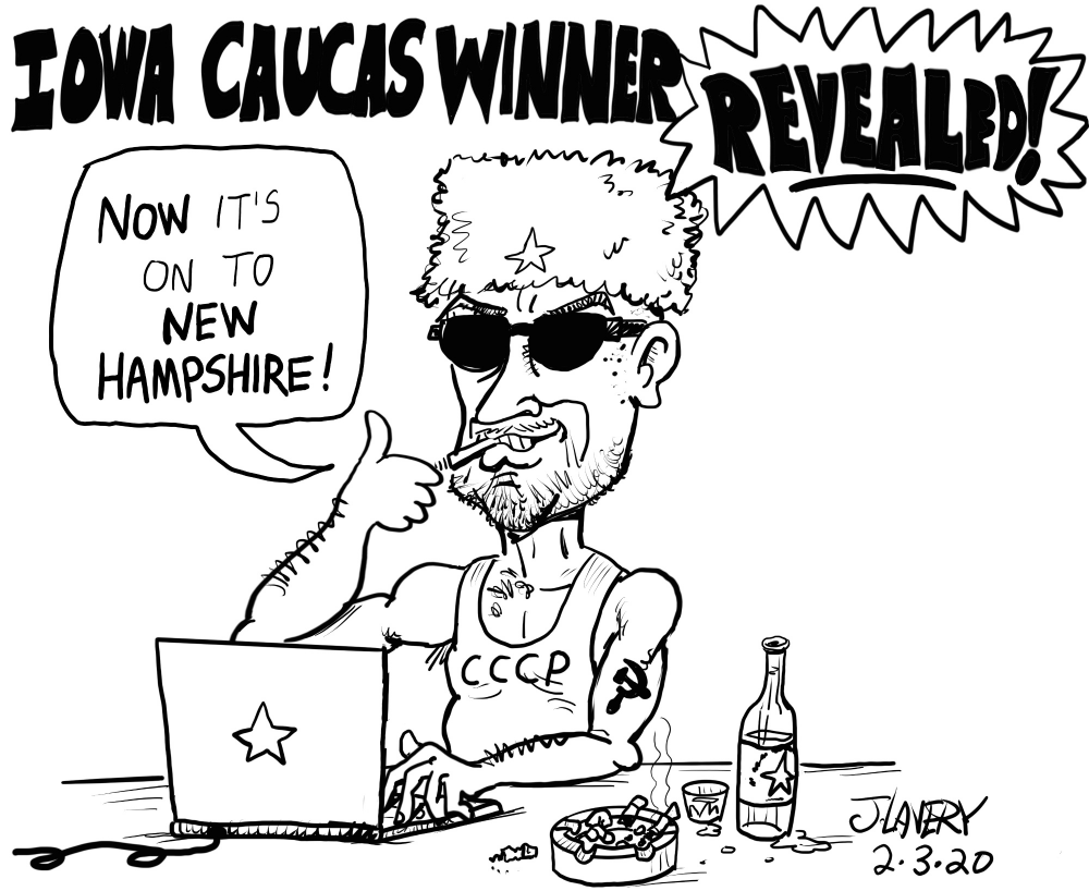 Cartoon: Iowa Caucus Winner Revealed! 1