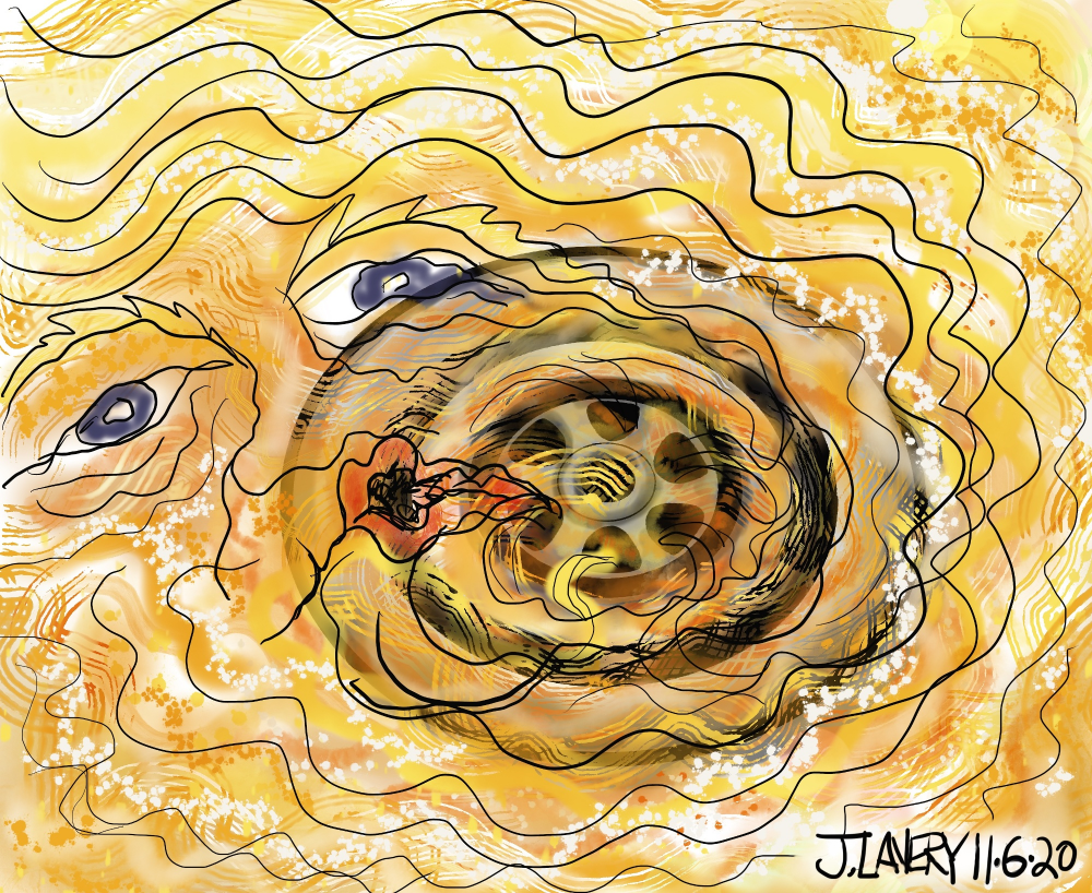 Illustration: Circling The Drain 1